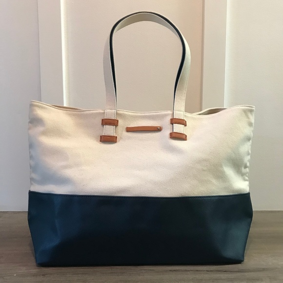KEEP Collective Handbags - KEEP Collective Canvas & Saffiano tote